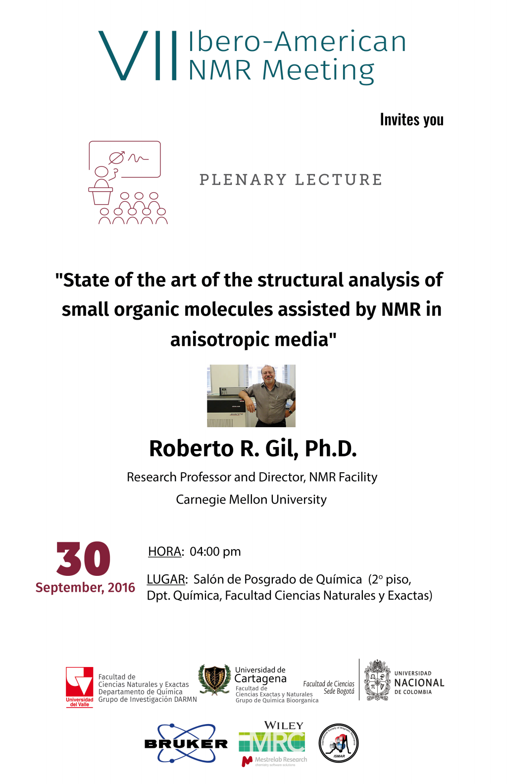 Afiche Conferencia de Roberto Gil