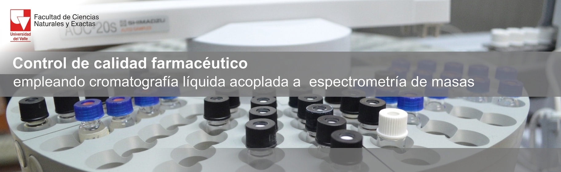 Curso Teórico-Práctico de Control de Calidad Farmacéutico empleando Cromatografía Líquida Acoplada a Espectrometría de Masas (LC-MS) (Nivel Intermedio)