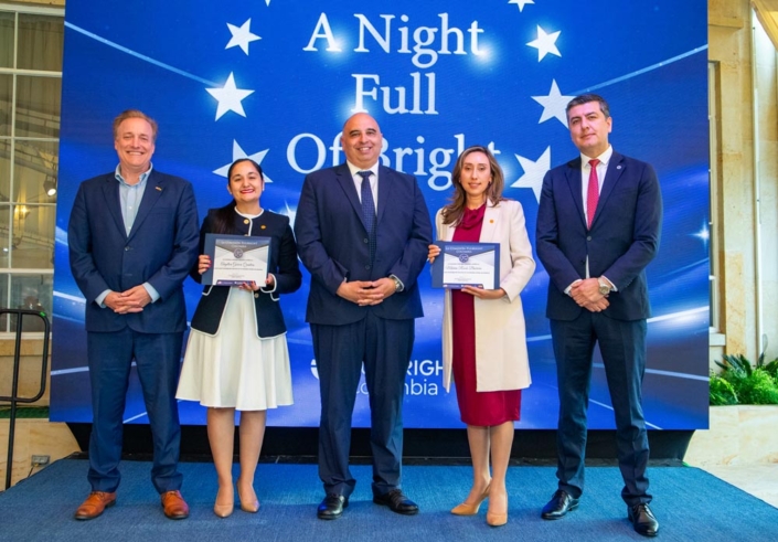 Fotografía de Premiación beca Fulbright
