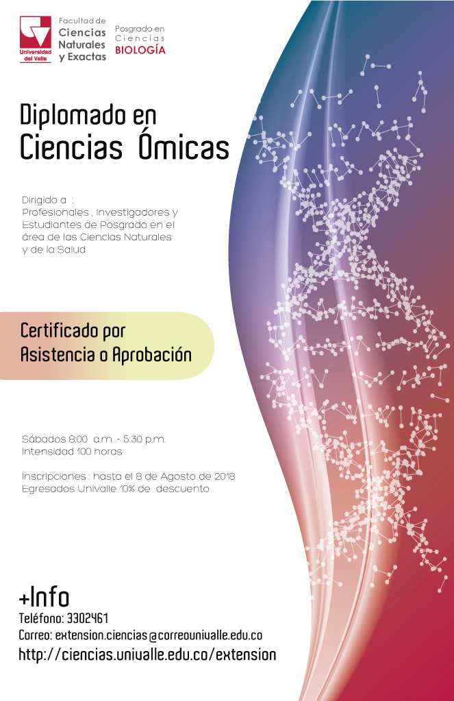 afiche Diplomado en Ciencias Ómicas