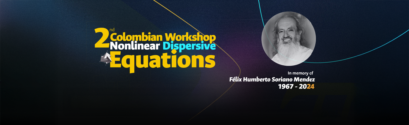 banner del evento Colombian Workshop in Nonlinear Dispersive Equations